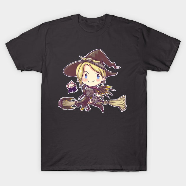 Overwatch Witch Mercy T-Shirt by Karrarin